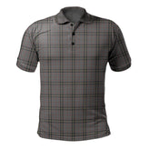 Stewart Grey Tartan Polo Shirt